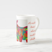 Tasse En Porcelaine Vache heureuse (Devant droit)