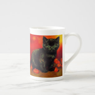 Tasse En Porcelaine Van Gogh Black Kitten