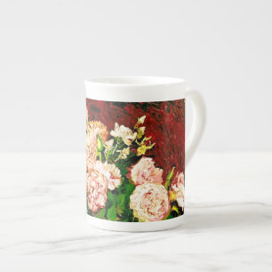 Tasse En Porcelaine Van Gogh Peonies et Roses