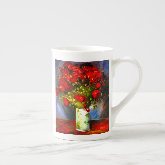 Tasse En Porcelaine Van Gogh Red Poppies (Droite)
