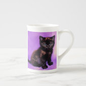 Tasse En Porcelaine Van Gogh Style Chat pourpre (Droite)
