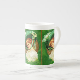 Tasse En Porcelaine Veste du vert