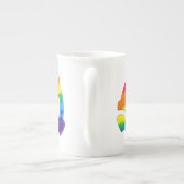 Tasse En Porcelaine Vibran de l'adaptateur d'enregistrement SlipperyJo (Dos)