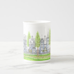 Tasse en porcelaine victorienne