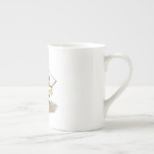 Tasse En Porcelaine Vieux voilier en bois (Droite)