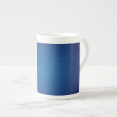Tasse En Porcelaine Vignette en bleu foncé profond (Devant droit)