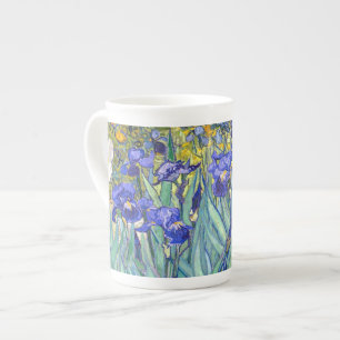Tasse En Porcelaine Vincent Van Gogh Irises Floral Vintage Fine Art