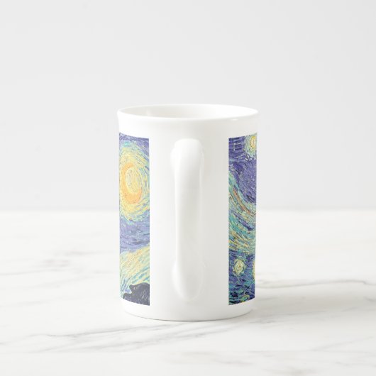 Tasse En Porcelaine Vincent Van Gogh/ La Nuit étoilée (Dos)