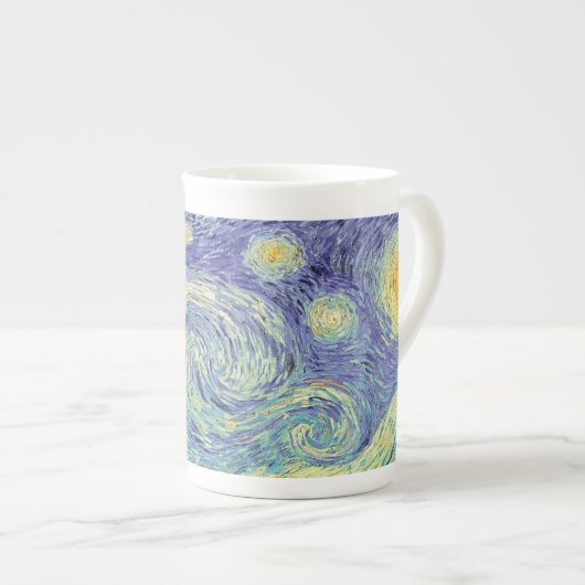 Tasse En Porcelaine Vincent Van Gogh/ La Nuit étoilée (Devant droit)