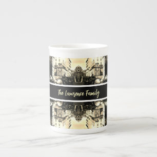 Tasse En Porcelaine Vintage Autriche Vienne Dreimaderlhaus Fiaker