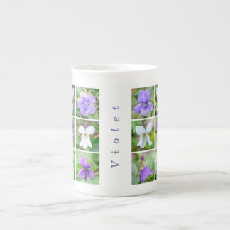 Tasse En Porcelaine 'Violet'