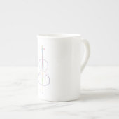 Tasse En Porcelaine Violoncelle coloré (Devant droit)
