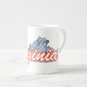 Tasse En Porcelaine Virginie (Devant droit)