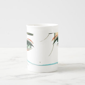 Tasse En Porcelaine visage de femmes abstraites
