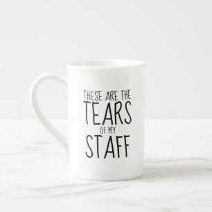 Tasse En Porcelaine Voici les Larmes de Mon Équipe