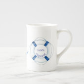 Tasse En Porcelaine Voilier Away Life Ring et Ancre Lifesaver (Droite)