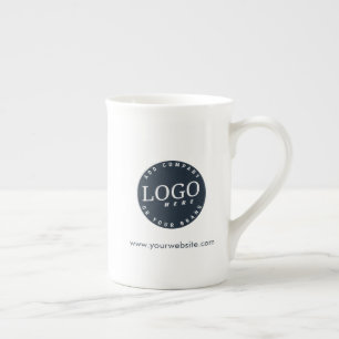 Tasse En Porcelaine Votre logo d'entreprise et votre site Web personna