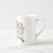 Tasse En Porcelaine Wallace Clan Badge & Devise (Droite)