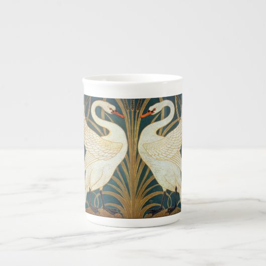 Tasse En Porcelaine Walter Crane Swan (Devant)