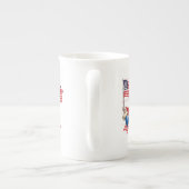 Tasse En Porcelaine Washington et Lincoln (Dos)