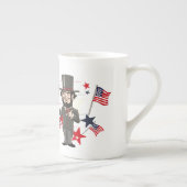 Tasse En Porcelaine Washington et Lincoln (Droite)