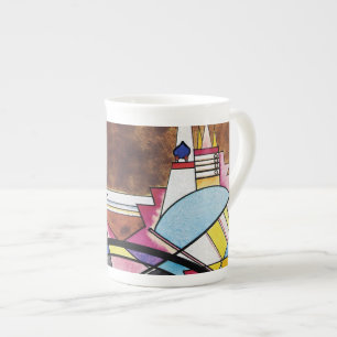 Tasse En Porcelaine Wassily Kandinsky - Grande Porte de Kiev Abstrait