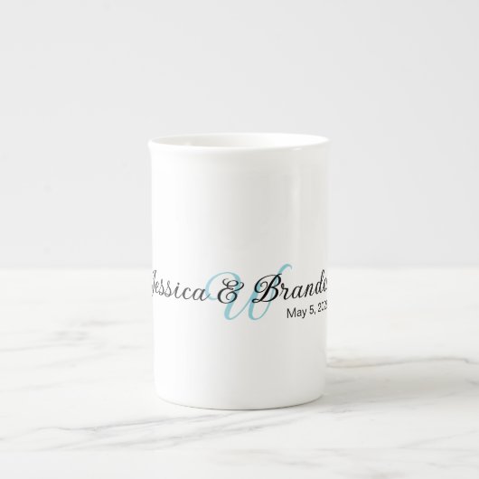 Tasse En Porcelaine Wedding Label 016 (Devant)