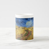 Tasse En Porcelaine Wheatfield avec Crows par Van Gogh (Devant)