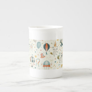 Tasse En Porcelaine Whimsical Unicorn Circus Dreams