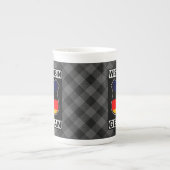Tasse En Porcelaine Wisconsin allemand américain (Devant)