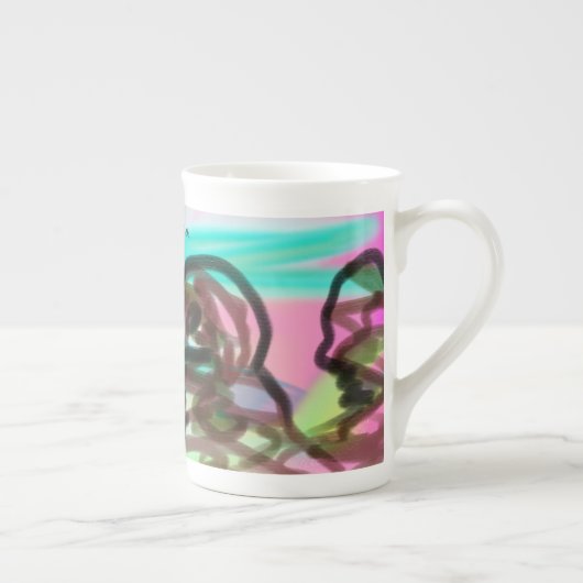 Tasse En Porcelaine yeux de jésus (Droite)