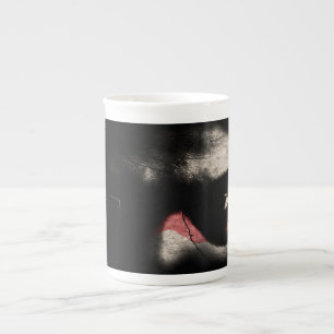 Tasse En Porcelaine Yeux Noirs