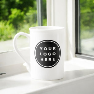 Tasse En Porcelaine Your Business Logo Promoteur Business Company