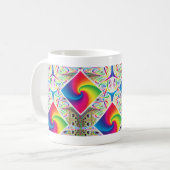 Tasse en spirale d'arc-en-ciel (Devant gauche)