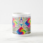 Tasse en spirale d'arc-en-ciel (Centre)