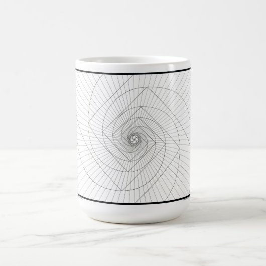 Tasse en spirale en hausse de Deosil Fibonacci (Centre)