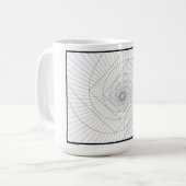 Tasse en spirale en hausse de Deosil Fibonacci (Devant gauche)