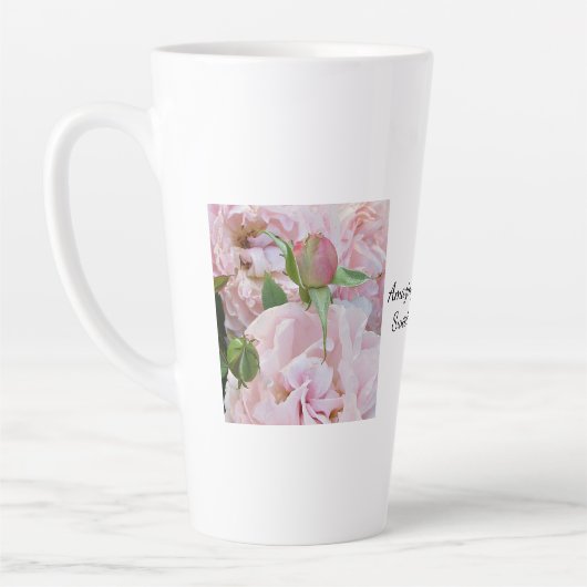 Tasse en SVG pour Latte Amazing Grace Roses (Gauche)