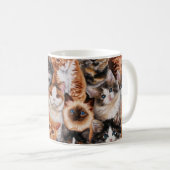 Tasse en tissu de chat Kitty (Devant droit)
