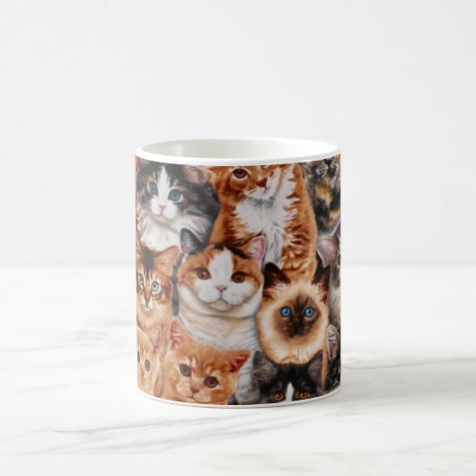Tasse en tissu de chat Kitty (Centre)