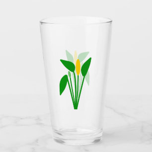 Tasse en verre Araceae