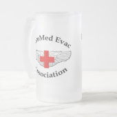 Tasse en verre d'amitié de logo d'AMEA (Devant gauche)