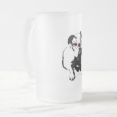 Tasse en verre de bouledogue (Devant gauche)