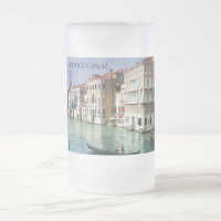 tasse en verre de canal de Venise