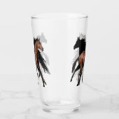 Tasse en verre de cheval (Droite)