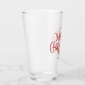 Tasse en verre de Joyeux Noël (Droite)