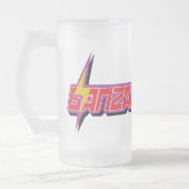 Tasse en verre de logo de Banzai (Gauche)