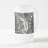 Tasse en verre de loup-garou (Devant droit)