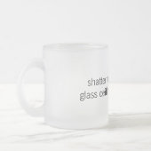Tasse en verre de plafonds en verre d'éclatement (Gauche)