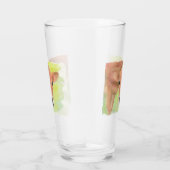 Tasse en verre de vache à aquarelle (Droite)